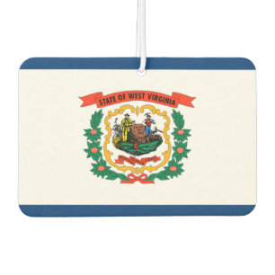 Désodorisant Pour Voiture Drapeau de la Virginie-Occidentale