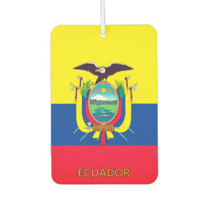 Désodorisant Pour Voiture Drapeau de l'Équateur