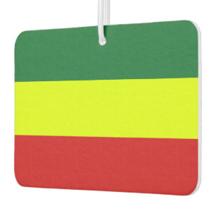 Désodorisant Pour Voiture Drapeau de l'Éthiopie Rasta