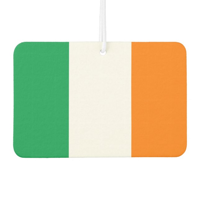 Désodorisant Pour Voiture Drapeau de l'Irlande (Devant)