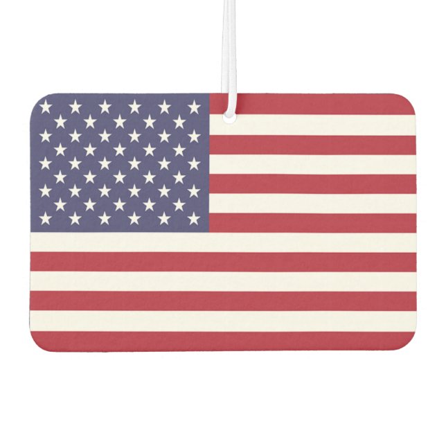 Désodorisant Pour Voiture Drapeau des États-Unis d'Amérique (Devant)