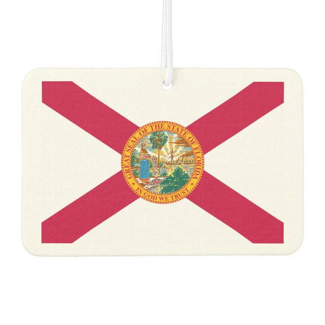 Désodorisant Pour Voiture Drapeau d'État de Floride (Devant)
