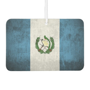 Désodorisant Pour Voiture Drapeau Grunge Du Guatemala
