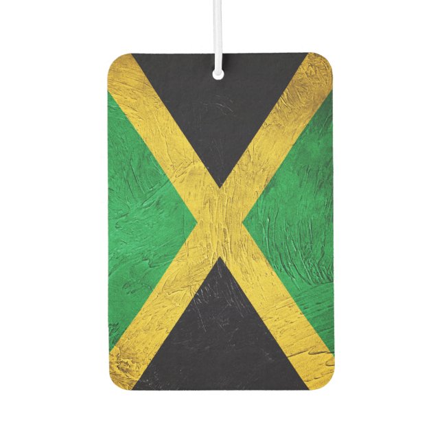 Désodorisant Pour Voiture Drapeau jamaïcain (Devant)