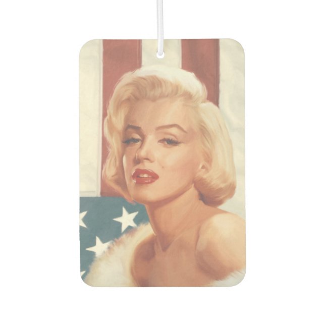 Désodorisant Pour Voiture Drapeau Marilyn (Devant)