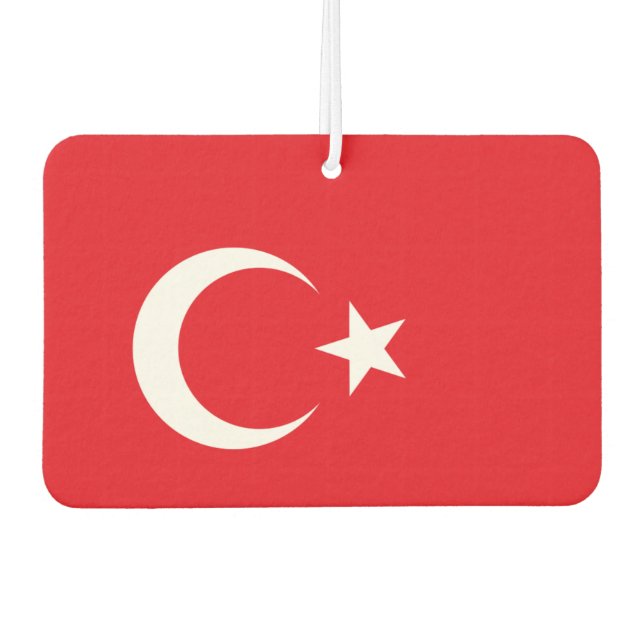 Désodorisant Pour Voiture Drapeau turc (Devant)