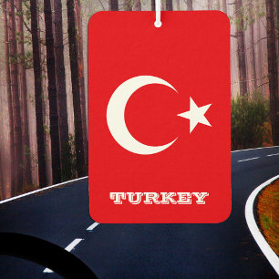 Désodorisant Pour Voiture Drapeau turc Air Freshener, Turquie