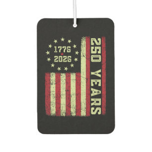 Désodorisant Pour Voiture Drapeau USA 250e anniversaire