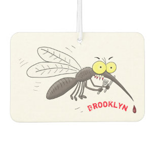 Désodorisant Pour Voiture Drôle dessin d'insecte moustique