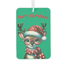 Drôle mignon renne de Noël