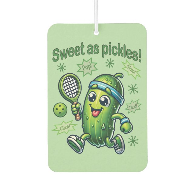 Désodorisant Pour Voiture Drôle mignon sucré comme chatons Pickleball (Devant)