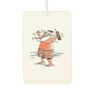 Désodorisant Pour Voiture Drunk Père Noël désosseuse
