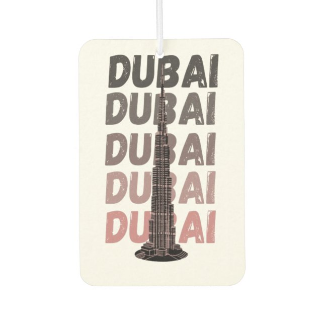 Désodorisant Pour Voiture Dubai Burj Khalifa (Devant)