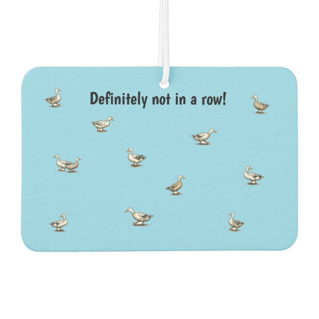 Désodorisant Pour Voiture Duck Lover (Devant)