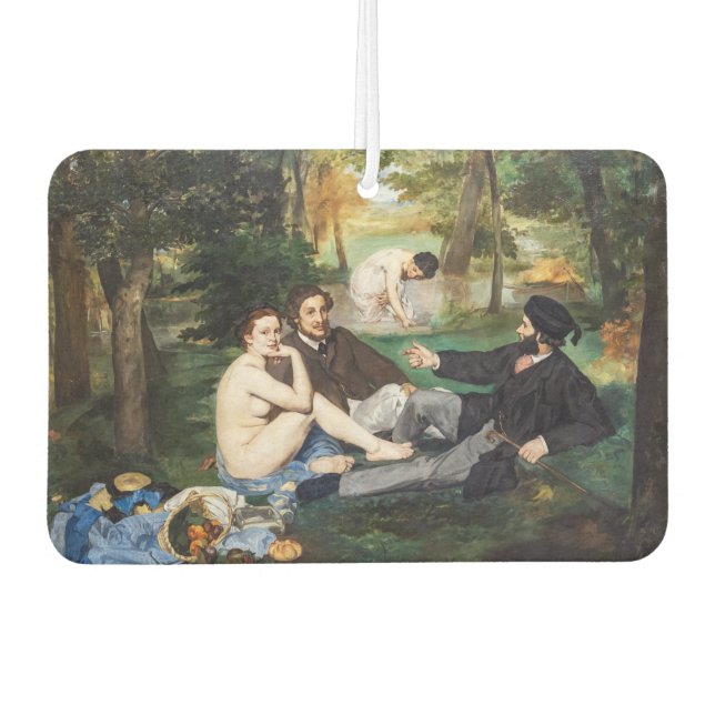 Désodorisant Pour Voiture Edouard Manet - Le déjeuner sur l'herbe (Devant)
