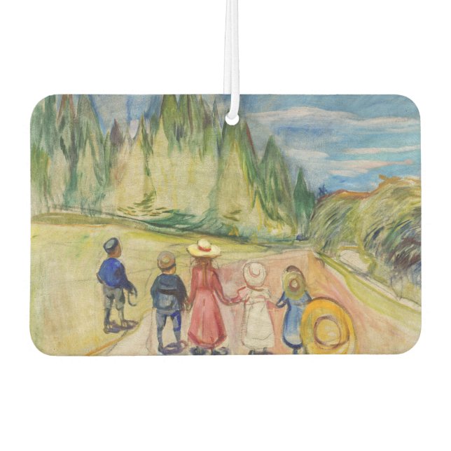 Désodorisant Pour Voiture Edvard Munch - La forêt Fairytale (Devant)