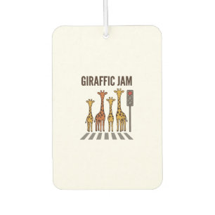Désodorisant Pour Voiture Embouteillage giraffic Drôle de girafe traversant