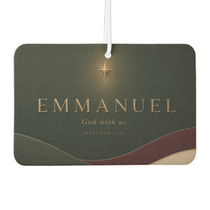 Désodorisant Pour Voiture EMMANUEL Matthieu 1:23 Chrétien