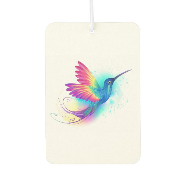 Désodorisant Pour Voiture Exotic Rainbow Hummingbird (Devant)