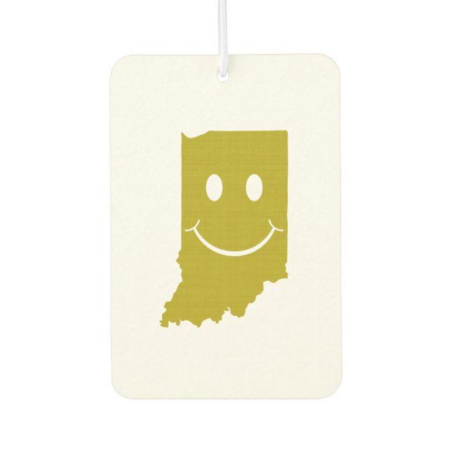 Désodorisant Pour Voiture Face de forme d'état Indiana (Devant)