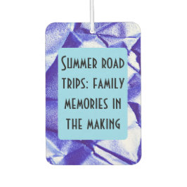 Désodorisant Pour Voiture Family road trip cutom quote