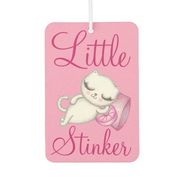 Désodorisant Pour Voiture Fantaisie Chat Air Freshener (Devant)