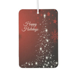 Désodorisant Pour Voiture Fête de Noël Etoiles blanches Arbre Red Feux de ne