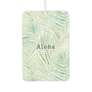 Désodorisant Pour Voiture Feuilles tropicales vertes Aloha