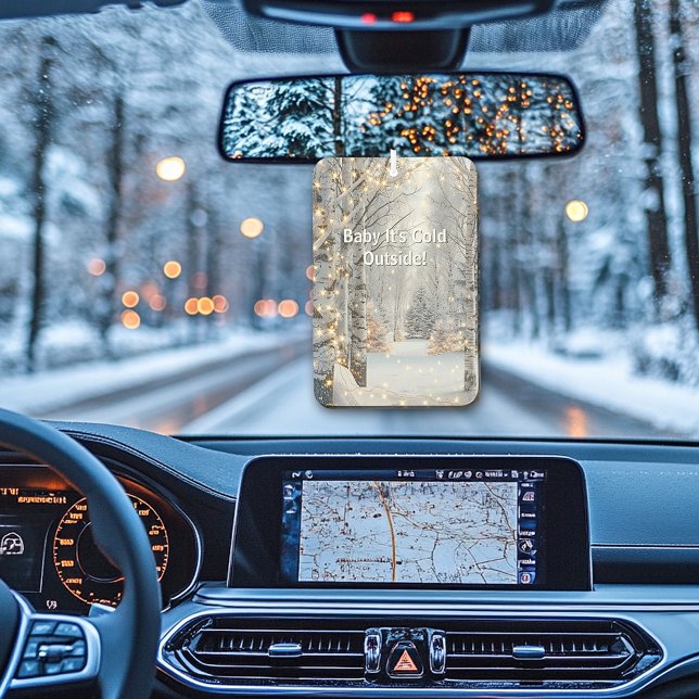 Désodorisant Pour Voiture Feux de bouleau "Baby It's Cold Outside" (Créateur téléchargé)