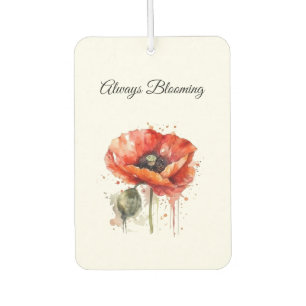 Désodorisant Pour Voiture Fleur cramoisie, personnalisée
