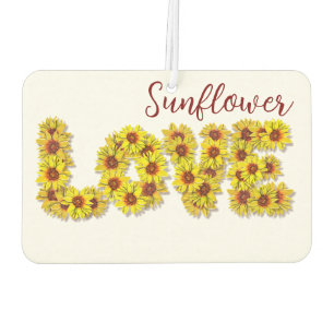 Désodorisant pour voiture Fleur de soleil Amour