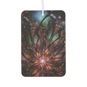 Désodorisant Pour Voiture Fleur imaginaire fractale douce et tendresse