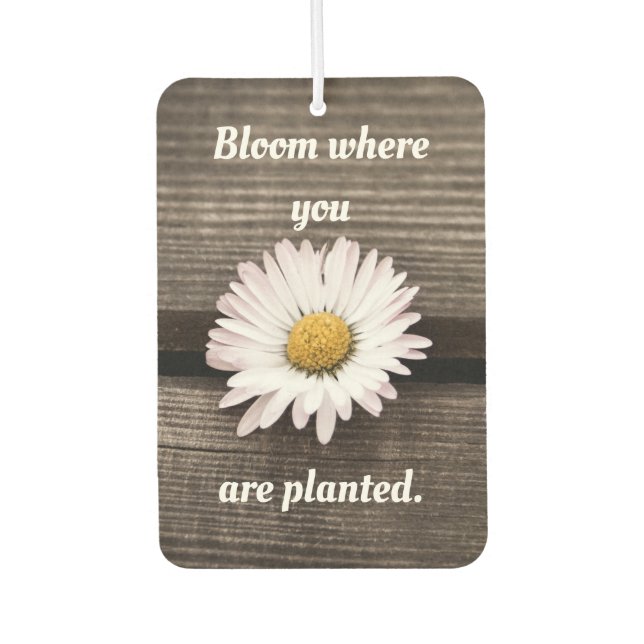 Désodorisant Pour Voiture Fleur Où Vous Êtes Plantés (Devant)