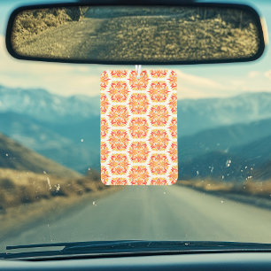Désodorisant Pour Voiture Fleurs Oranges, Motif De Fleurs, Motif Floral