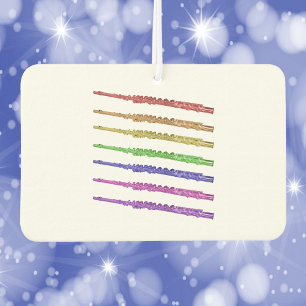 Désodorisant Pour Voiture Flûte arc-en-ciel coloré
