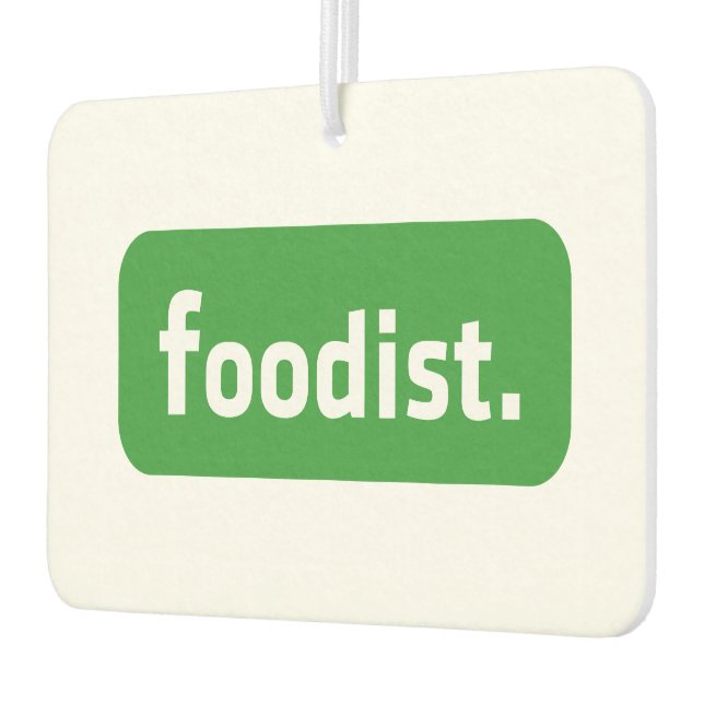 Désodorisant Pour Voiture Foodiste. (Gauche)