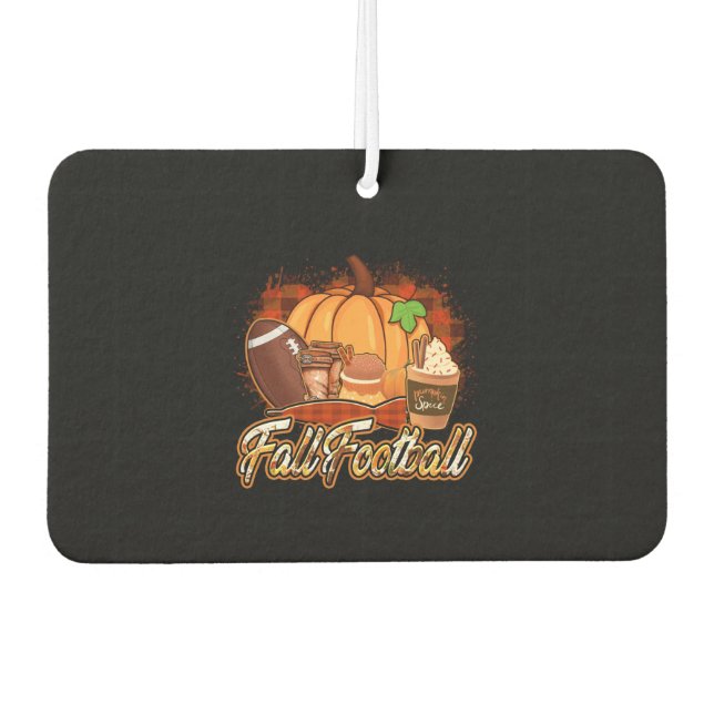 Désodorisant Pour Voiture Football d'automne (Devant)