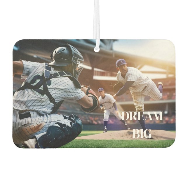 Désodorisant Pour Voiture Fraîcheur automatique de baseball (Devant)