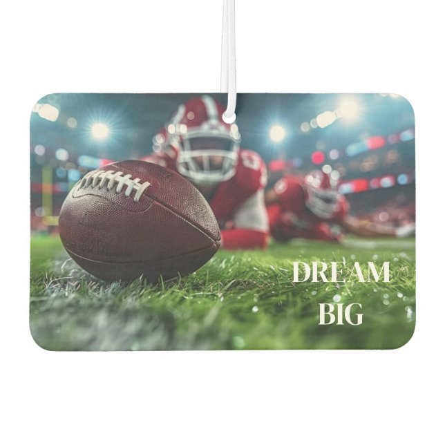 Désodorisant Pour Voiture Fraîcheur automatique de football (Devant)
