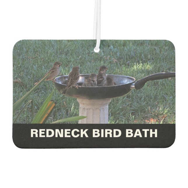 Désodorisant Pour Voiture Fraîcheur d'air de bain d'oiseau rouge (Dos)