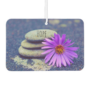 Désodorisant Pour Voiture Fraîcheur d'air/marguerite violette et pierres