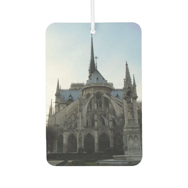 Désodorisant Pour Voiture Fraîcheurs d'air avec Notre Dame (Devant)