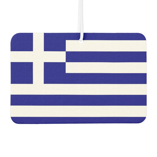 Désodorisant Pour Voiture Fraîcheurs d'air de voiture avec drapeau de la Grè (Devant)