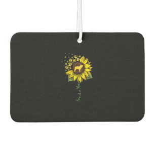 Désodorisant Pour Voiture Frenchie Sunflower Maman Français Bulldog Lover Ca