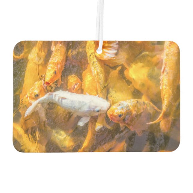 Désodorisant Pour Voiture Freshener de l'air de Koi Pond (Dos)