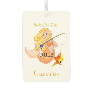 Désodorisant Pour Voiture Funny Pêche Fille Sirène Thunder_Cove