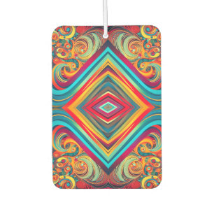Désodorisant Pour Voiture Fusion de vague de couleur – Art de tourbillon abs