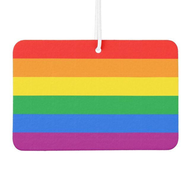 Désodorisant Pour Voiture Gay pride (Devant)