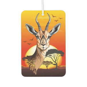 Désodorisant Pour Voiture Gazelle Antelope africaine animal sauvage