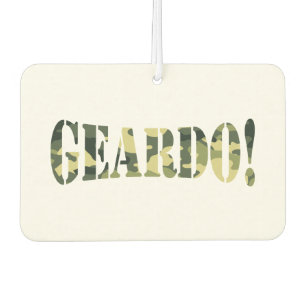 DÉSODORISANT POUR VOITURE GEARDO ! CAMO / CAMOUFLAGE